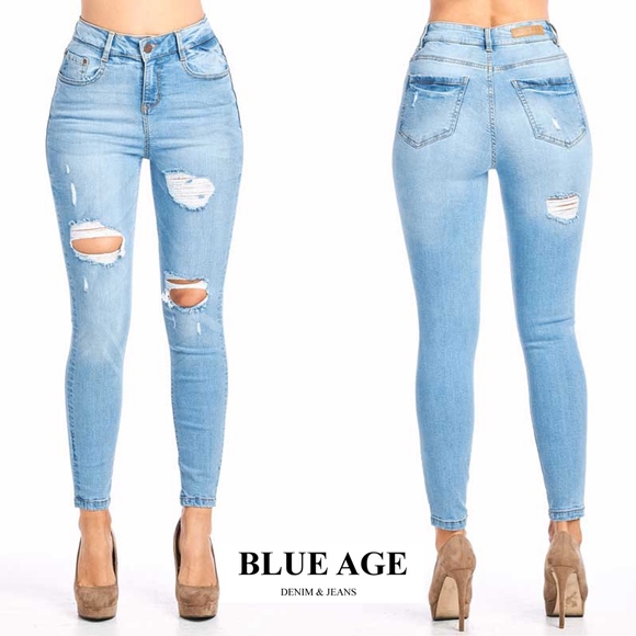 Blue Age Denim & Jeans Denim - 👖Distressed & Stretchy Skinny Jeans 👖
